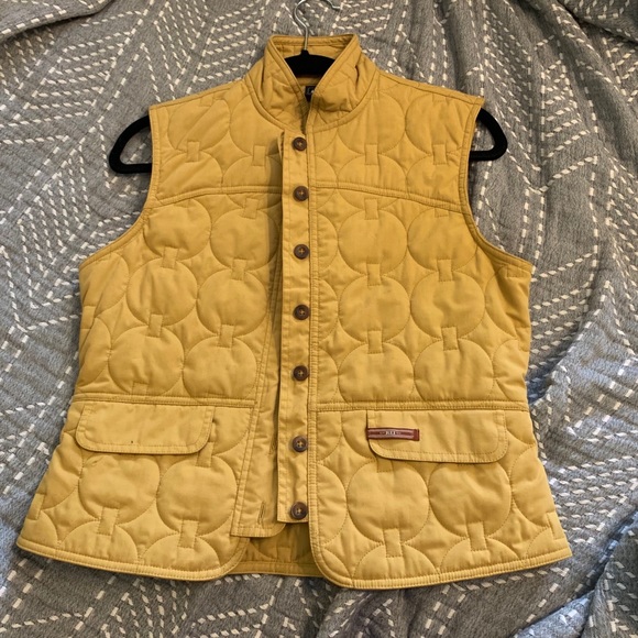REI quilted, mustard vest - Picture 1 of 2